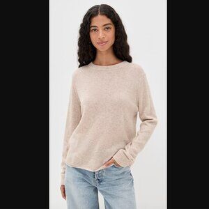 Reformation Cashmere Boyfriend Sweater (Barley, S)